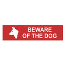 Beware of the dog Sign/Sticker 200x50mm