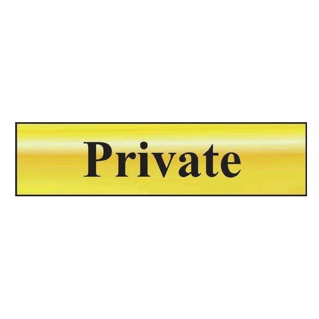 Private Sign 200x50mm