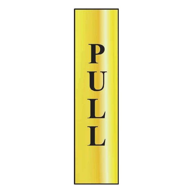 Pull (vertical) Sign 200x50mm