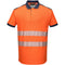 T180 PW3 Hi-Vis Polo Shirt S/S Orange Portwest at Ted Johnsons
