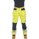 T501 PW3 Hi-Vis Holster Work Trouser Yellow Portwest at Ted Johnsons
