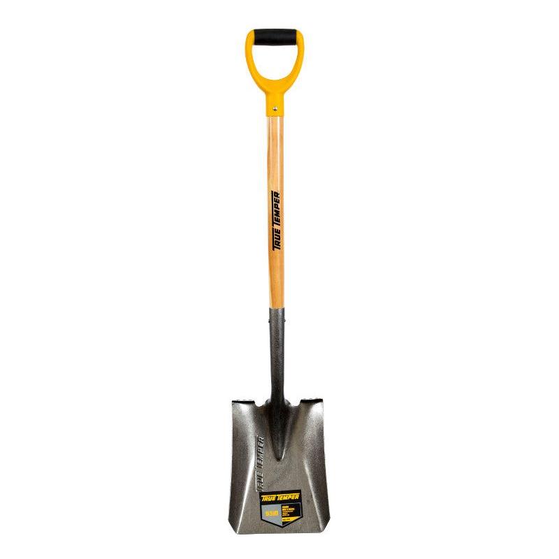 True Temper Square Mouth Shovel Wood Handle D Grip