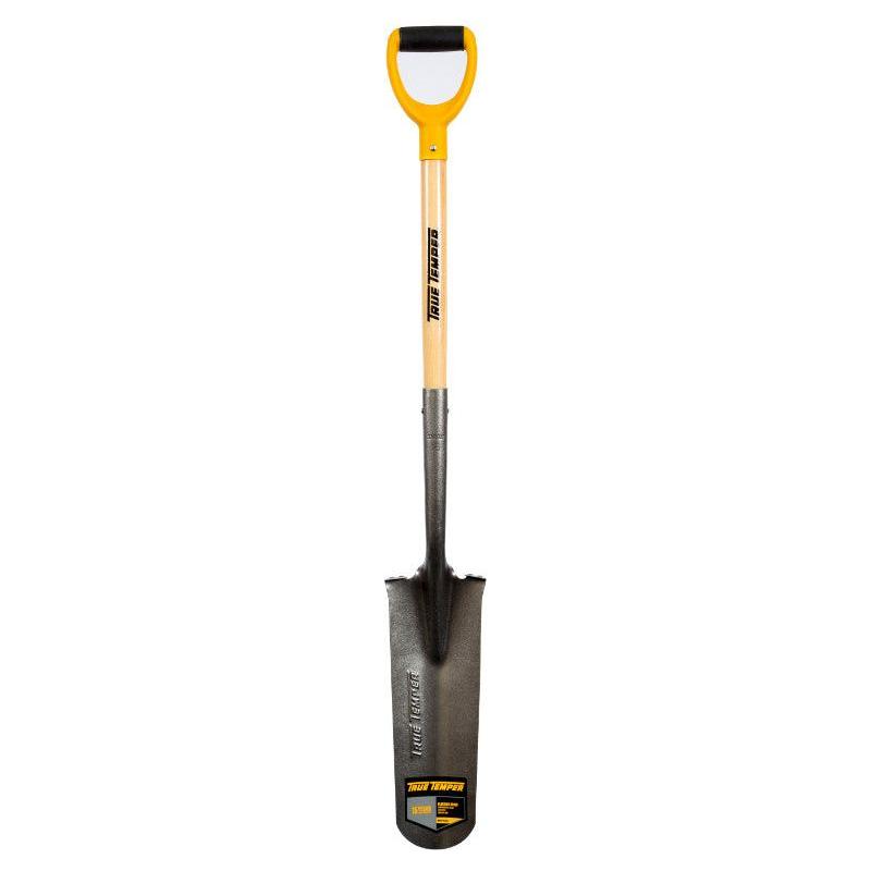 True Temper Planting Spade Wood Handle D Grip