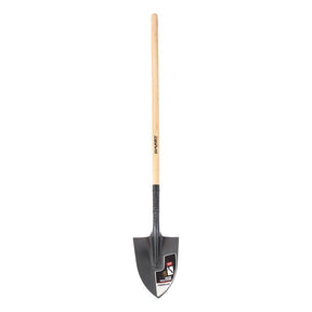 True Temper Open Socket Long Handle Pointed Irish Shovel - 54in - Natural & Black