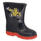 Stormwells Puddle Boot Navy/Red Kids Wellingtons