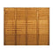 Shiplap Fence Panel Brown