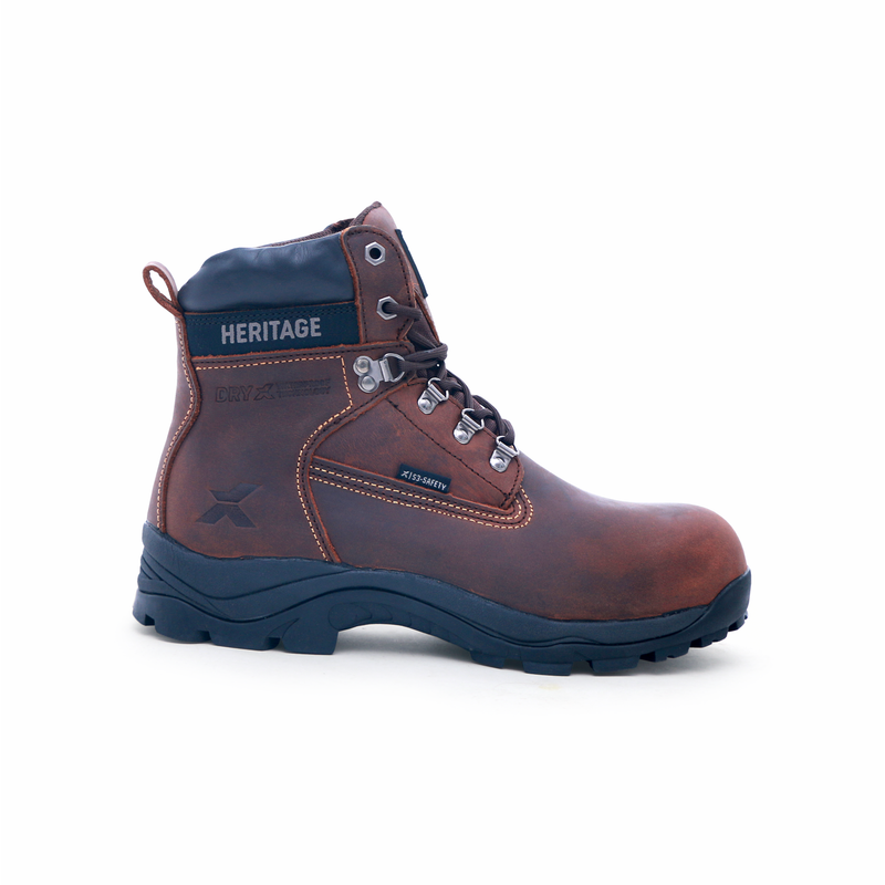 Xpert Heritage Legend Waterproof S3 Safety Boots Brown