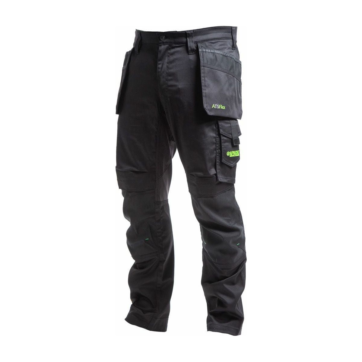 Apache Bancroft Slim Fit Stretch Holster Trousers Black