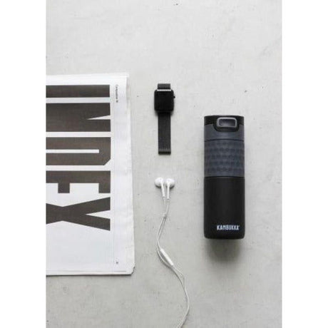 Kambukka Etna Vacuum Flask - 500ml - Black Steel
