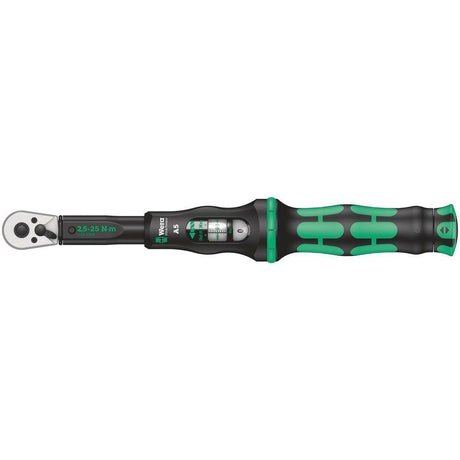 Click-Torque A 5 torque wrench with reversible ratchet1/4" x 2.5-25 NÂ¬â€ m