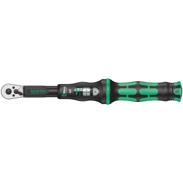 Click-Torque A 5 torque wrench with reversible ratchet1/4" x 2.5-25 NÂ¬â€ m