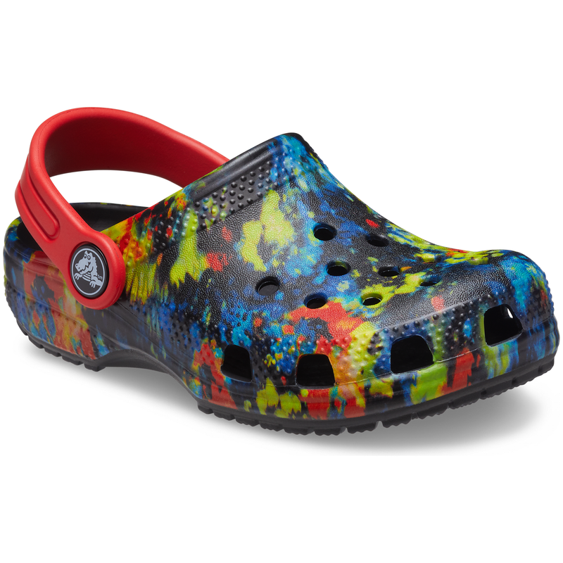 Tie dye online crocs toddler