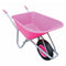 100L Pink PVC Garden Wheelbarrow