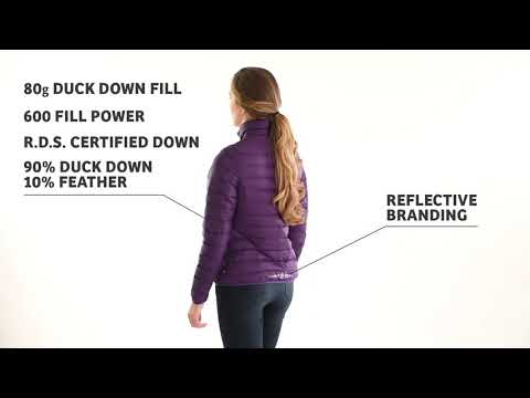 Mac In A Sac Polar Ladies Reversible Down Jacket Jet Black / Teal