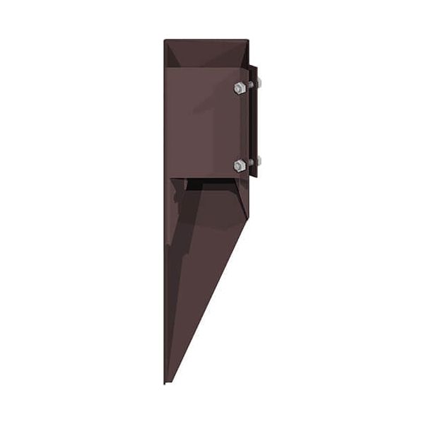 Gatemate - Post Support-Repair Spur 4X4 Brown