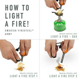 Light My Fire Swedish FireSteel BIO army 2in1 Cocoshell
